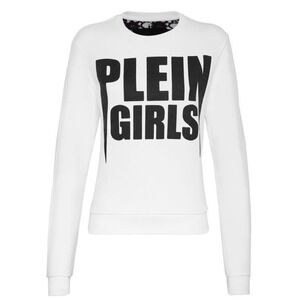 PHILIPP PLEIN SWEATSHIRT LS "PLEIN GIRLS" Size Medium